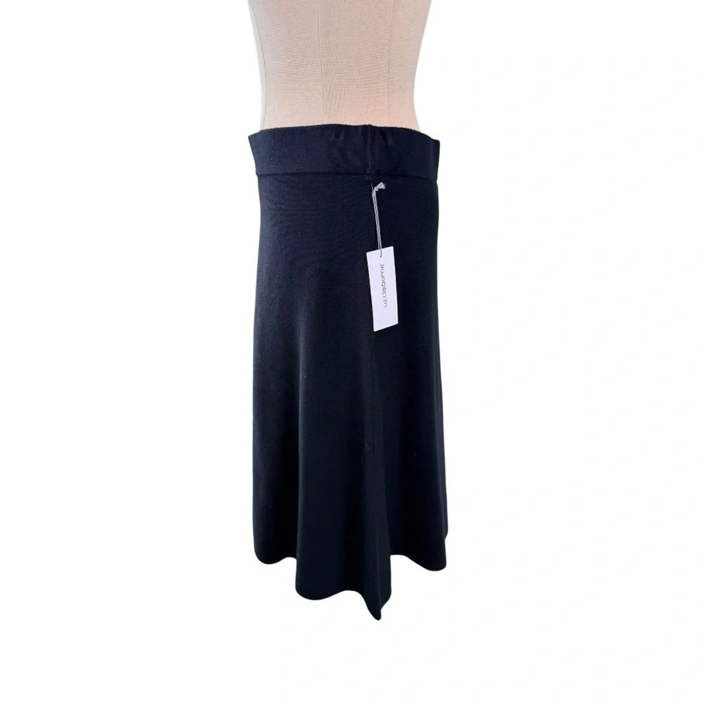 Liz Claiborne Elegant Black A-Line Skirt